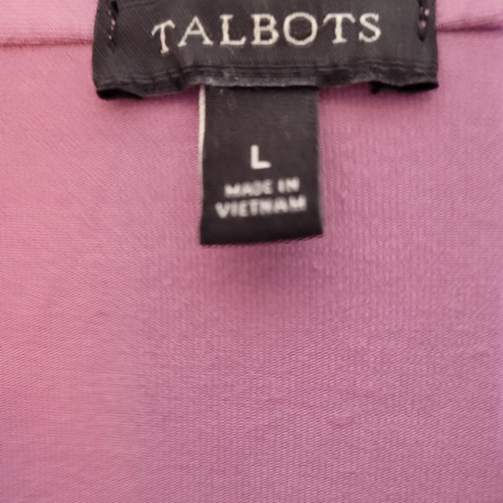 Talbots dressy pink blouse - Picture 3 of 5